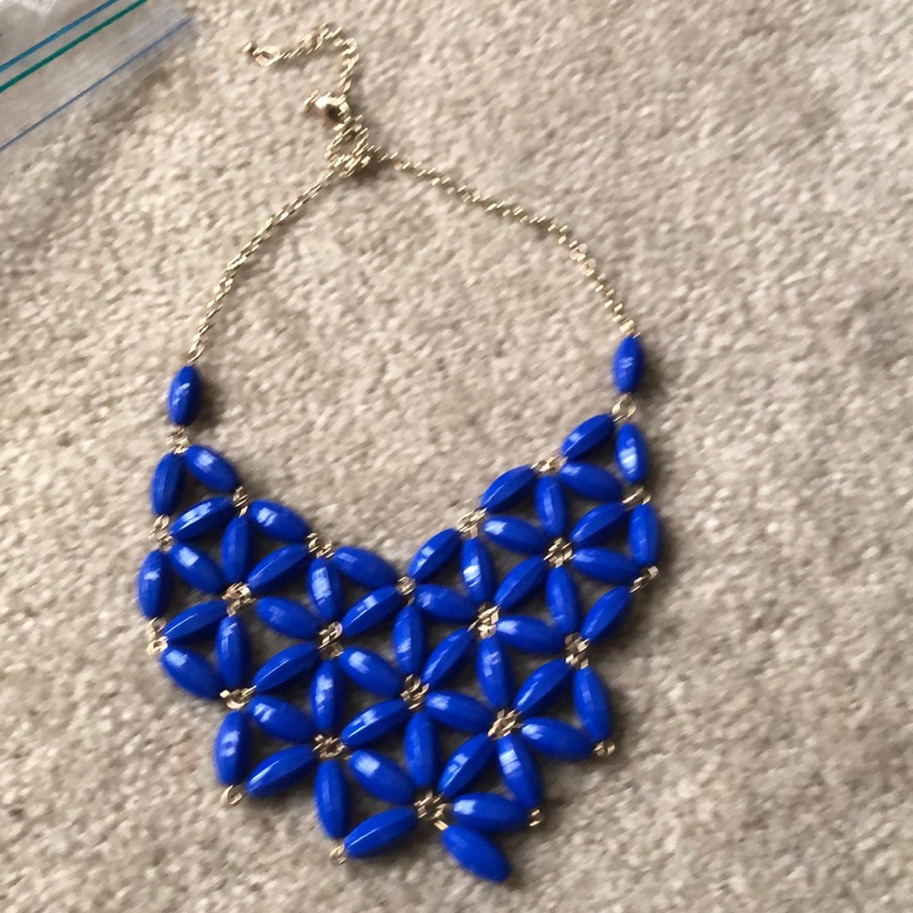 Blue necklace